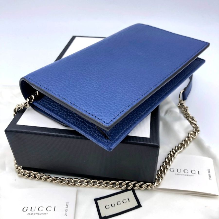 【極新+全套配件】GUCCI 經典雙G荔枝紋牛皮斜背包,interlocking G系列,斜背包,側背包,肩背包,WOC,逛街包,二手真品,現貨,免運-27