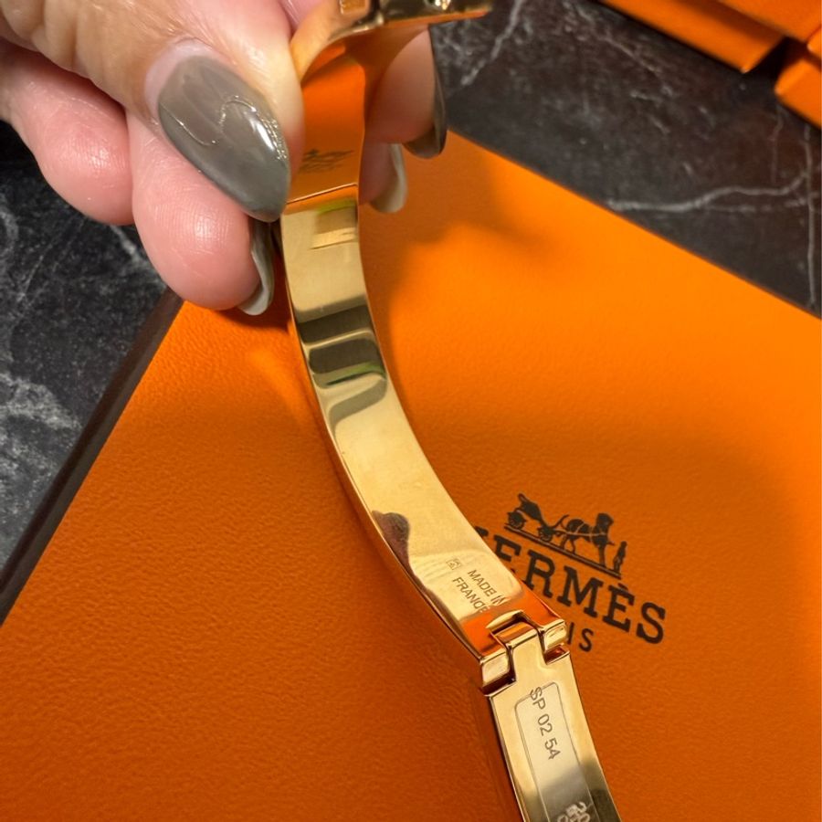Hermes Mini Clic Kelly手環 藍色-4