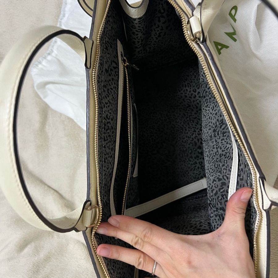 Longchamp Le Pliage Heritage 20週年紀念款 米白色-9
