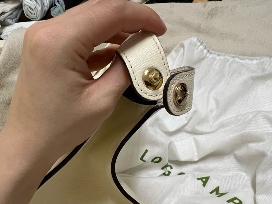 Longchamp Le Pliage Heritage 20週年紀念款 米白色-12