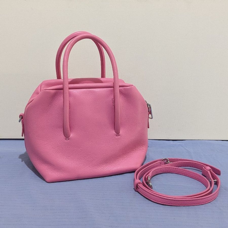 Marc Jacobs 粉色波士頓包附肩背帶-1