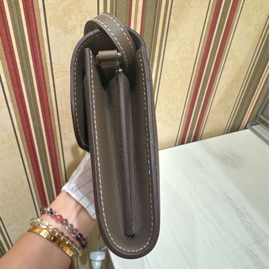 HERMES Constance 康康 TO GO大象灰/銀 EC皮 W刻-5