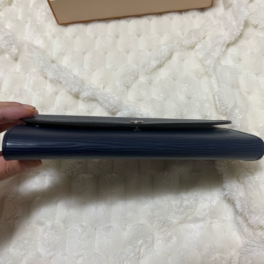 LV Emilie 水波紋 長夾-1