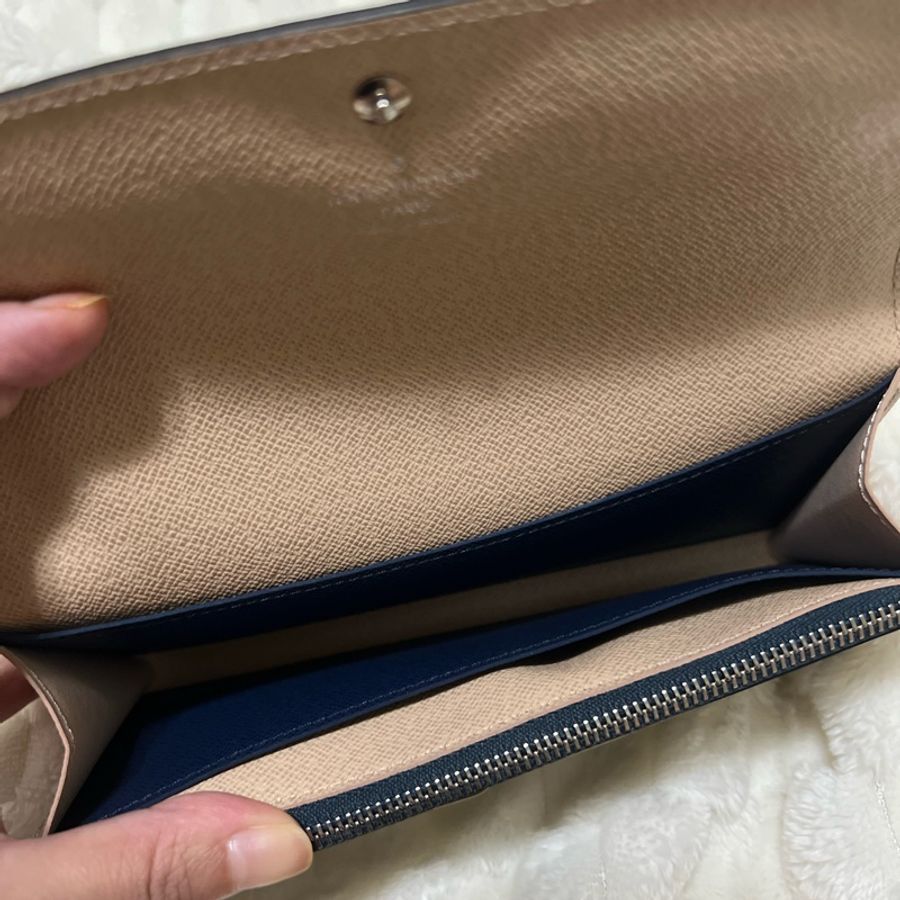 LV Emilie 水波紋 長夾-12