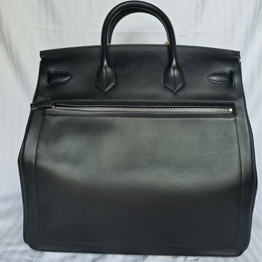 周董同款黑 Hermès Birkin Haut à courroies Rock純黑極稀有鉑金-9