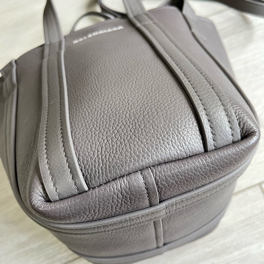 Balenciaga 灰色兩用水桶包/菜籃包-4