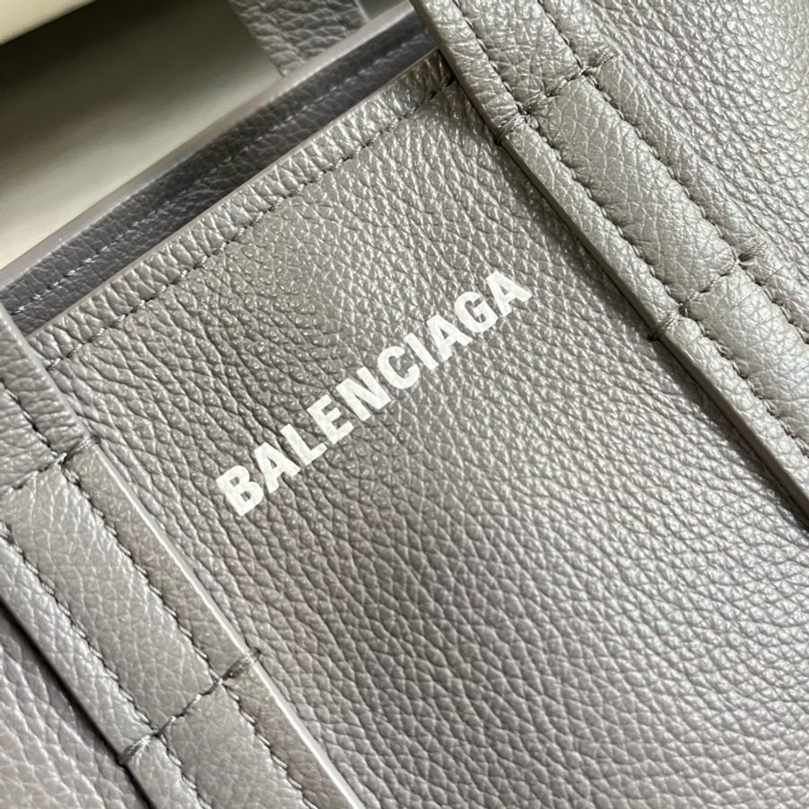 Balenciaga 灰色兩用水桶包/菜籃包-12