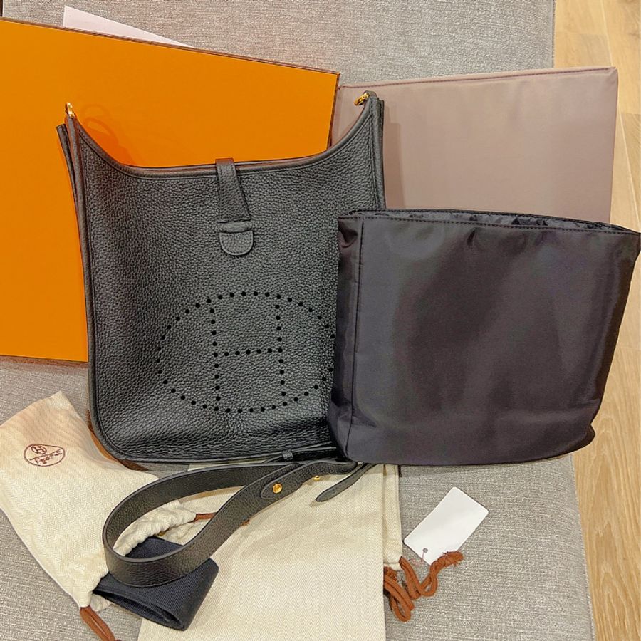 Hermes Evelyn 29 黑金-0