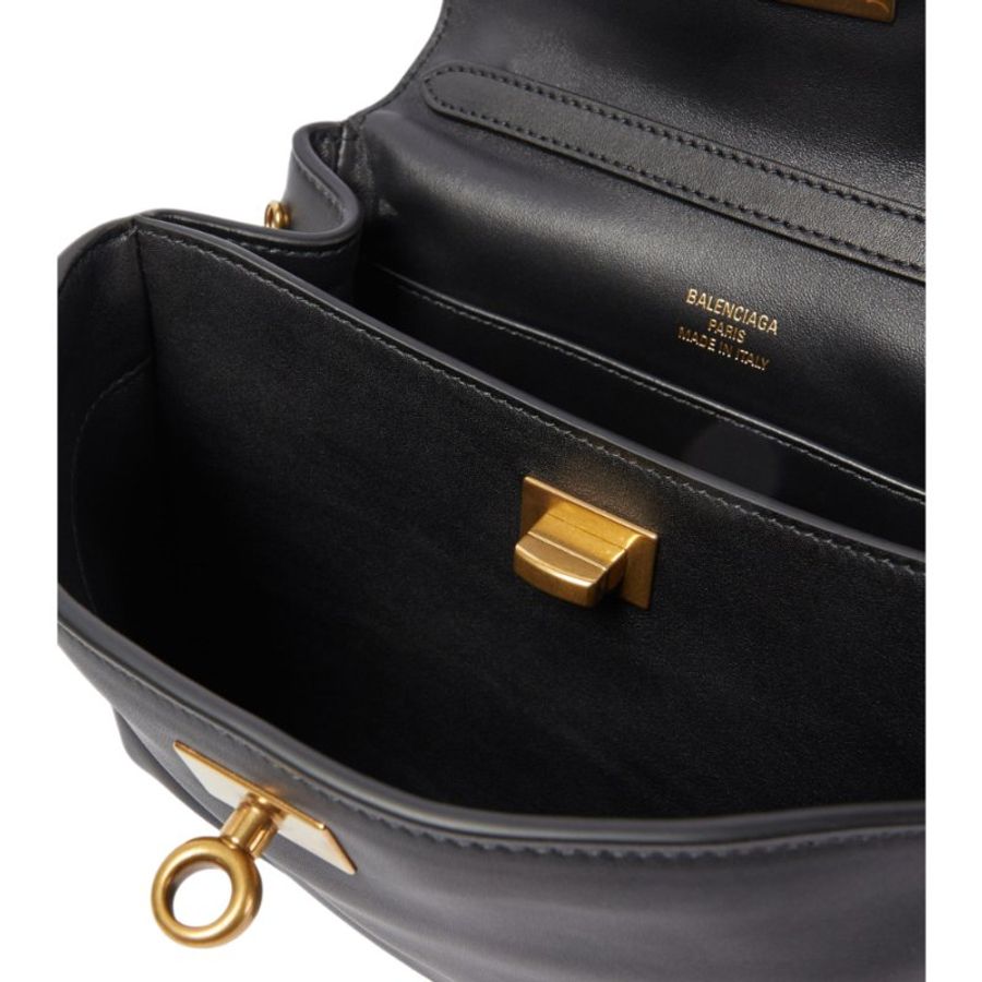 【Balenciaga 巴黎世家】Rodeo Mini 迷你 小牛皮 手提包 斜背包 肩背包 金扣 黑色-2