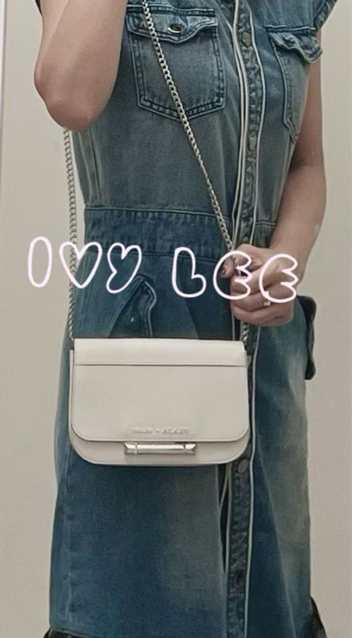 Prada Sybille 白 鏈條包 斜背包 肩背包 1BD170 二手精品-32