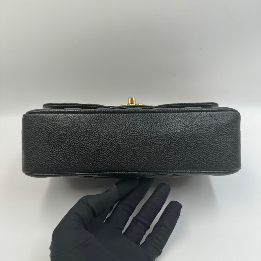 雙11現折24000 CHANEL CF23 黑金荔枝皮 25開保卡款秒殺價-5