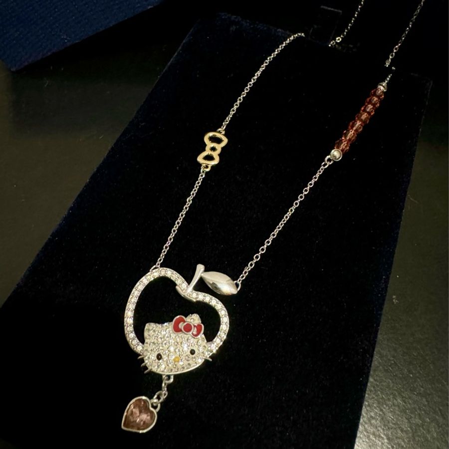 Swarovski 施華洛世奇 swarovski hello kitty聯名項鍊-0