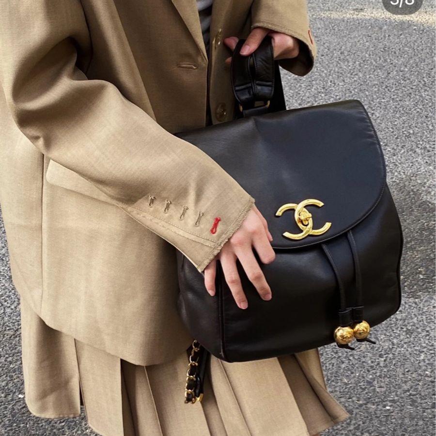（極搶手款）Chanel 香奈兒 「貝嫂金球」 雙肩包 後背包🎒-6
