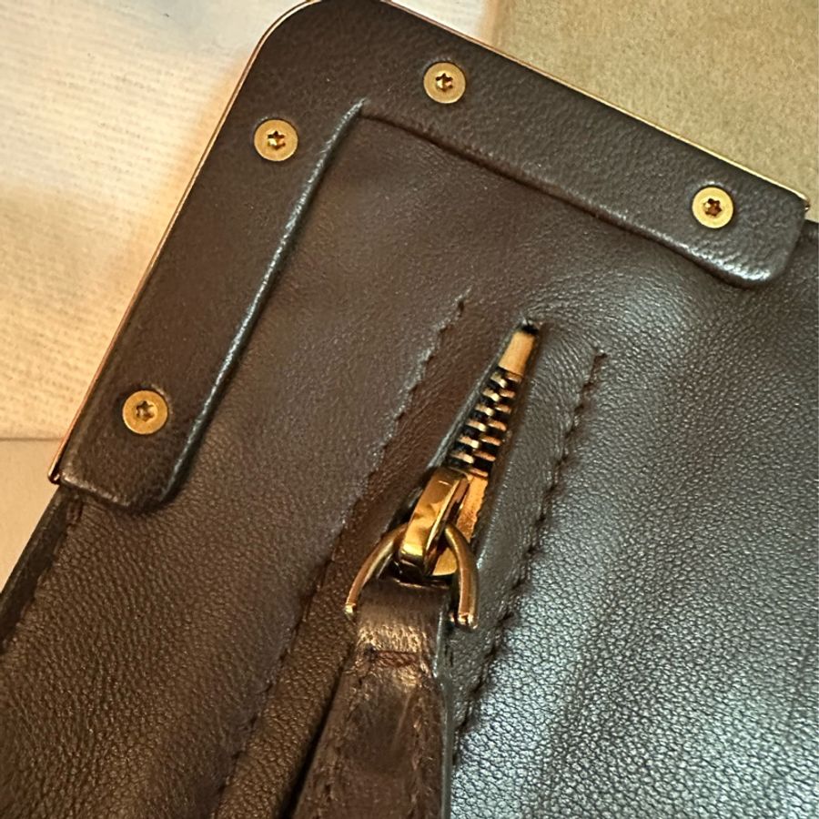 專櫃正品BOTTEGA VENETA BV經典編織小羊皮 咖啡色長夾-29