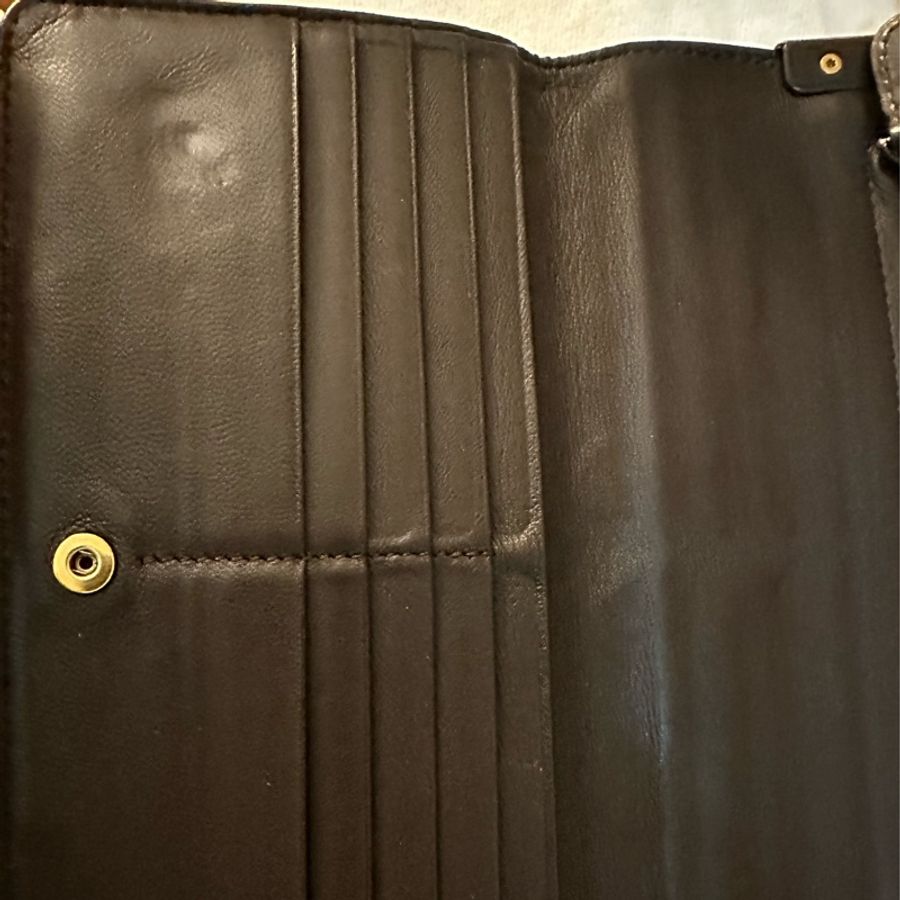 專櫃正品BOTTEGA VENETA BV經典編織小羊皮 咖啡色長夾-34