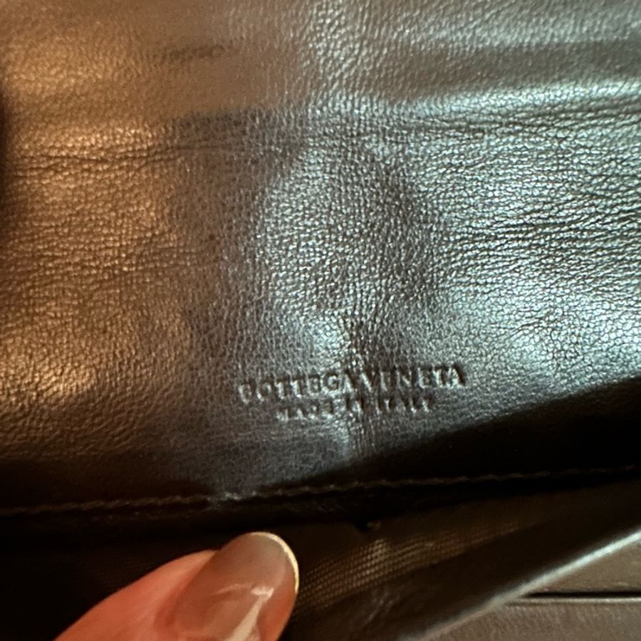 專櫃正品BOTTEGA VENETA BV經典編織小羊皮 咖啡色長夾-39