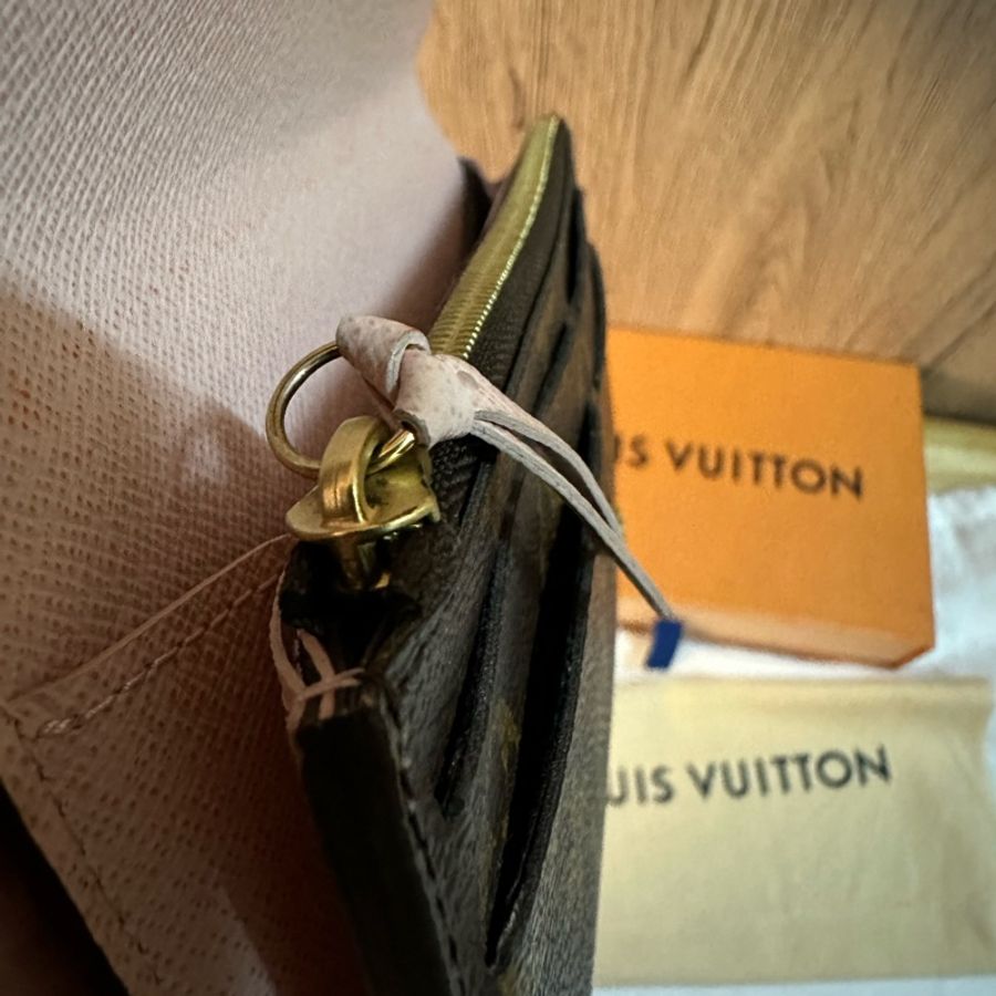 專櫃正品 LOUIS VUITTON LV Monogram Emilie 淡粉色長夾 M61289-26