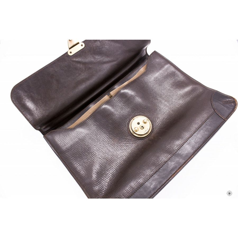 Louis Vuitton Moskova Briefcase Brown Calfskin Briefcases Ghw-14