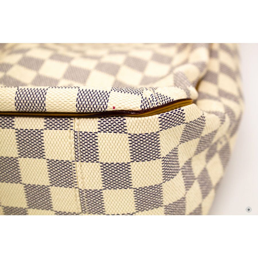 Louis Vuitton N41216 Damier Azur Soffi White Canvas Shoulder Bags Ghw-4