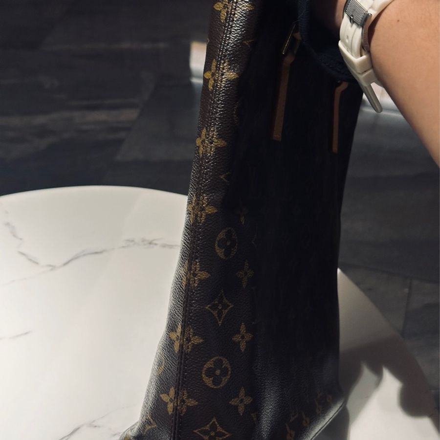 Lv薇薇安中號手提包👜98新閒置出清🔥肩背手提兩用🔥-5