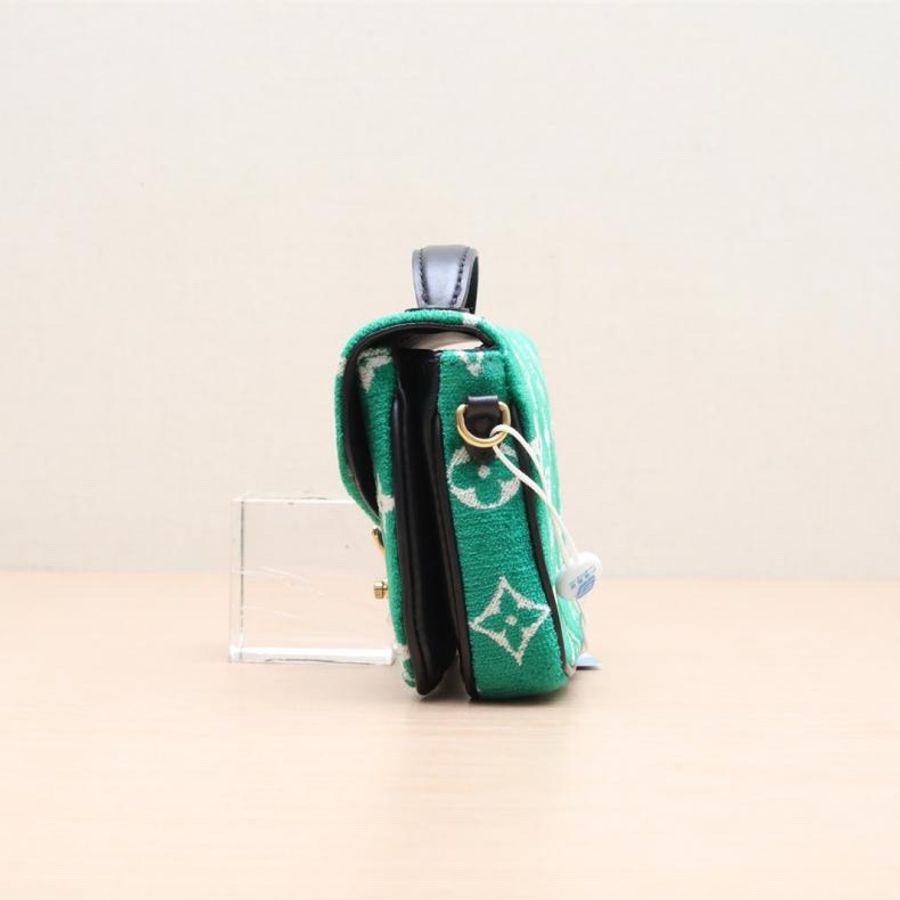LOUIS VUITTON(路易威登) Metis Micro 鏈條包 綠色 PVC拼絲絨 晶片-1