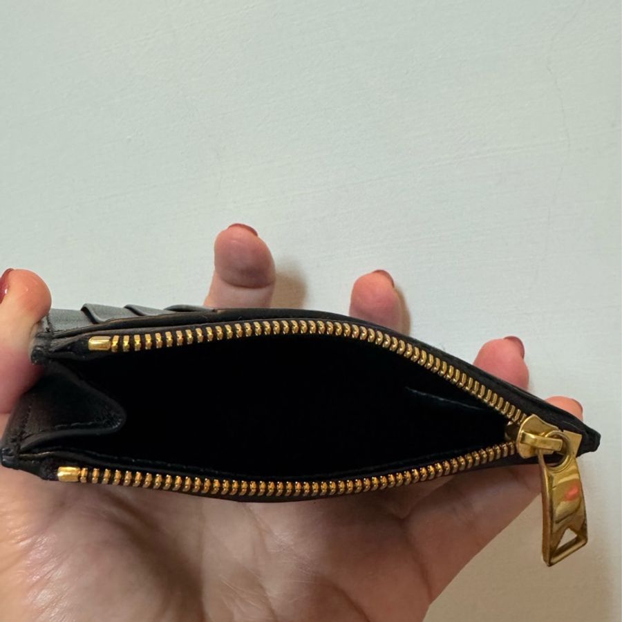 BOTTEGA VENETA Casette Intrecciato 皮革卡包-11