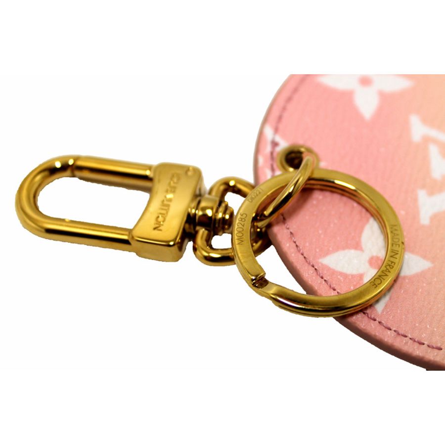 Louis Vuitton Light Pink Monogram By The Pool Illustre Bag Charm Key Holder-7