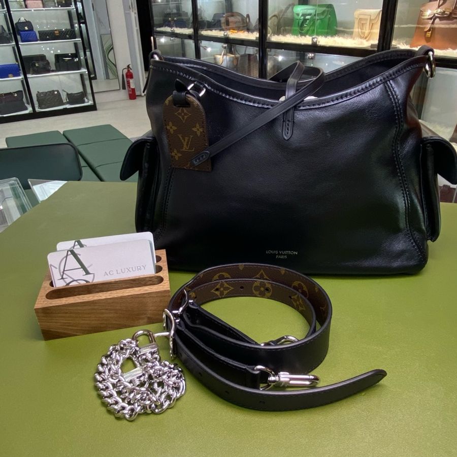 閑置品 LV 黑武士 CARRYALL DARK 單肩斜肩包-0
