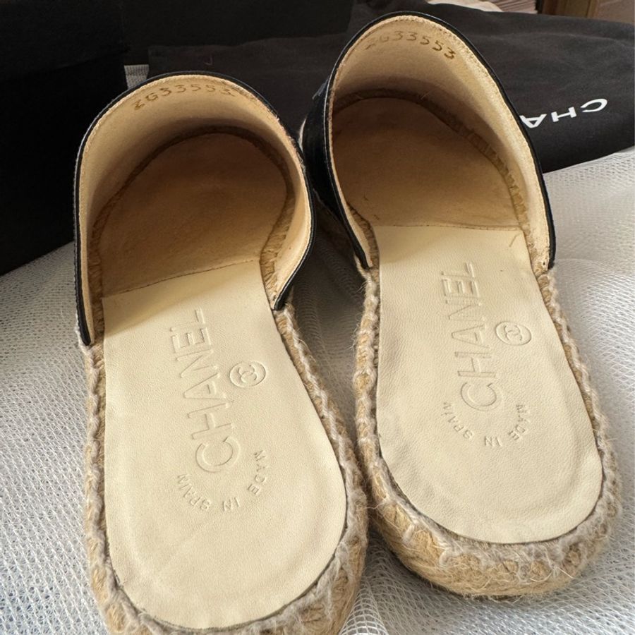 Chanel 竹編穆勒鞋-8