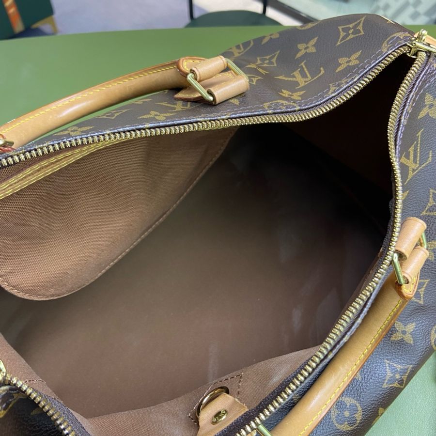 LV 老花 Speedy 35 手提包 斜肩包-13