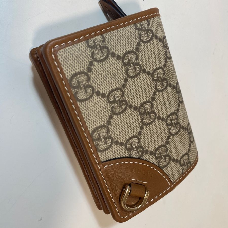 Gucci GG MARMONT短夾 專櫃款 防刮 扣式 老花-2