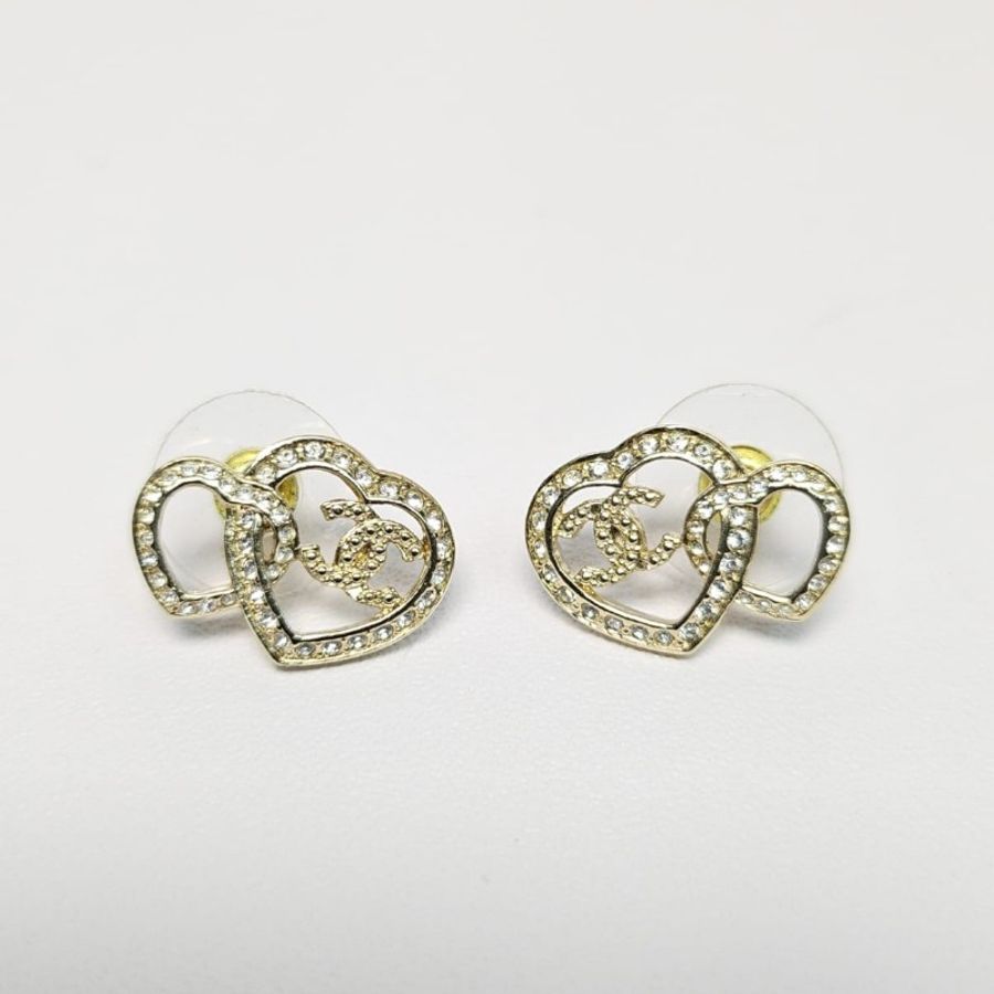 Chanel - Heart Shape CC耳環-1