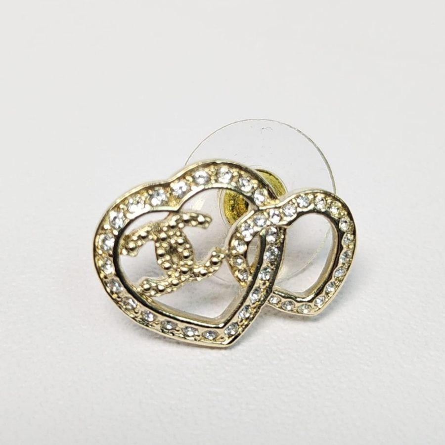 Chanel - Heart Shape CC耳環-3