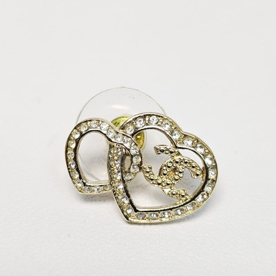 Chanel - Heart Shape CC耳環-4
