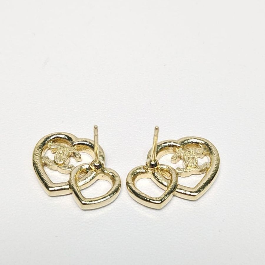 Chanel - Heart Shape CC耳環-5