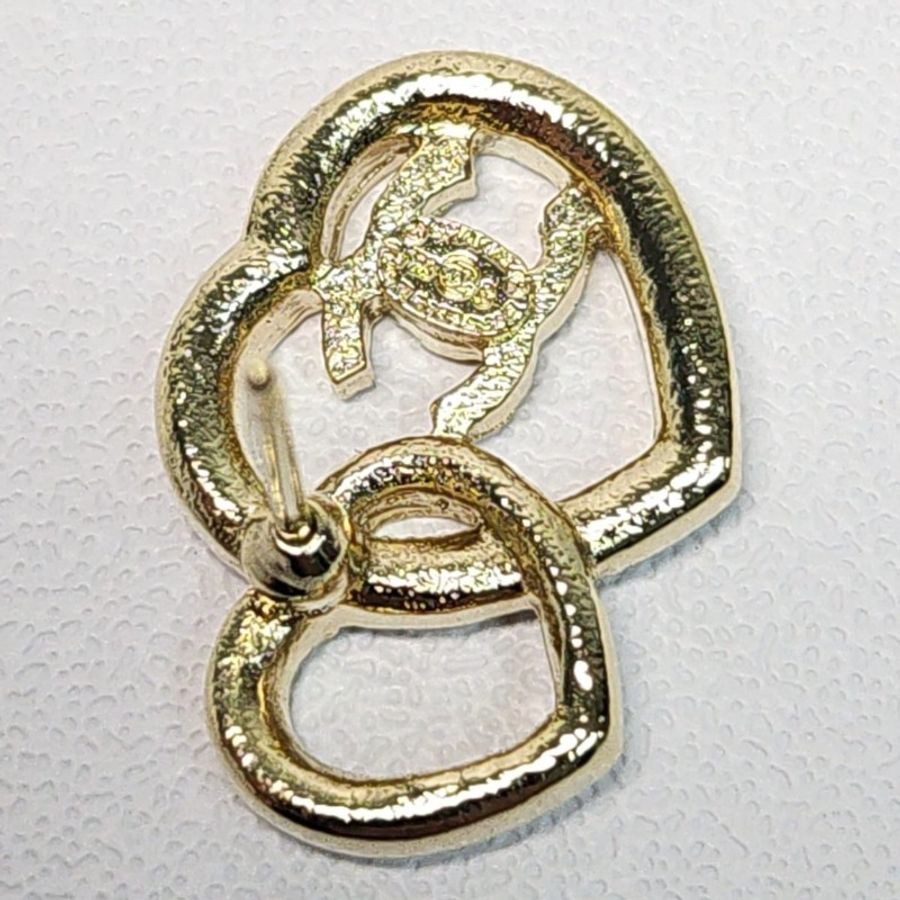 Chanel - Heart Shape CC耳環-8