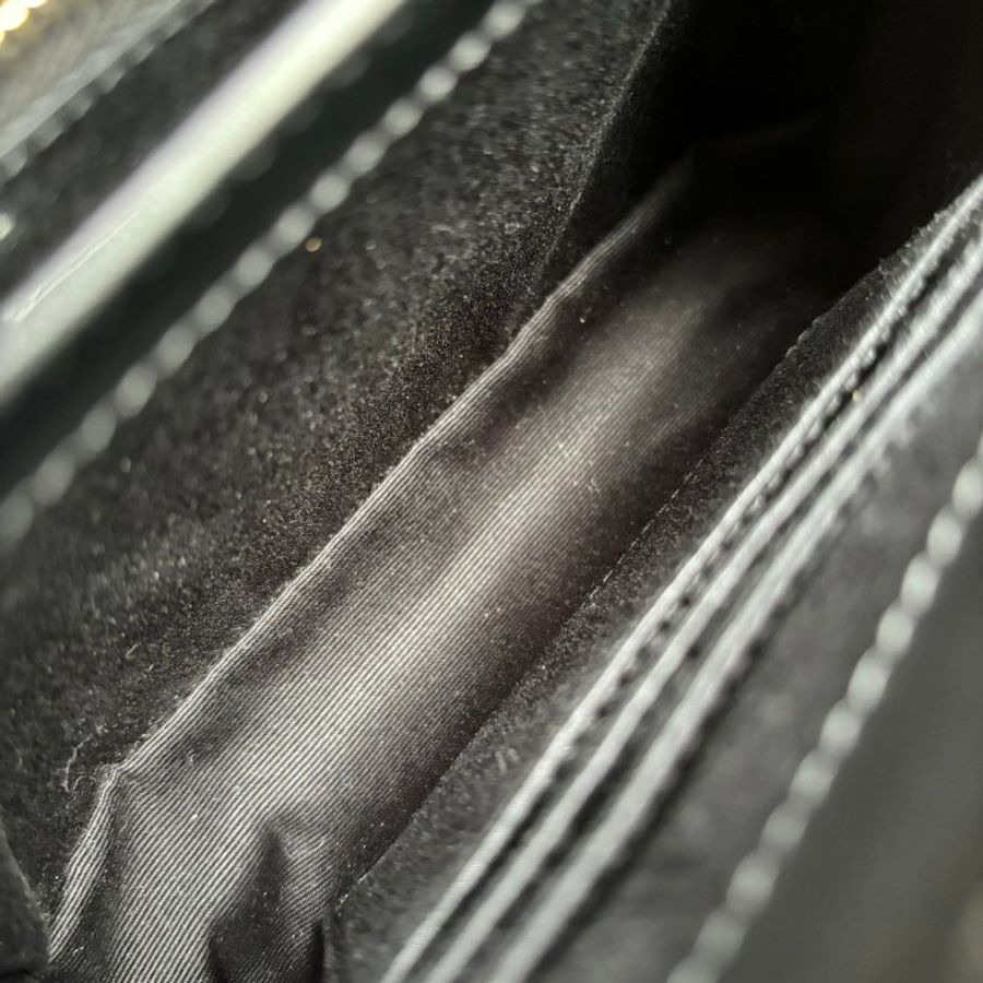 ::SAINT LAURENT:: YSL LOULOU 「Y」形絎縫皮革TOY手袋-14