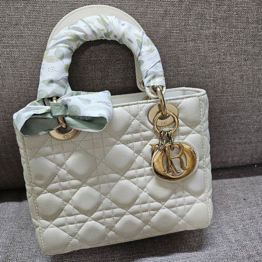 DIOR LADY DIOR 四格黛妃包 勳章-1