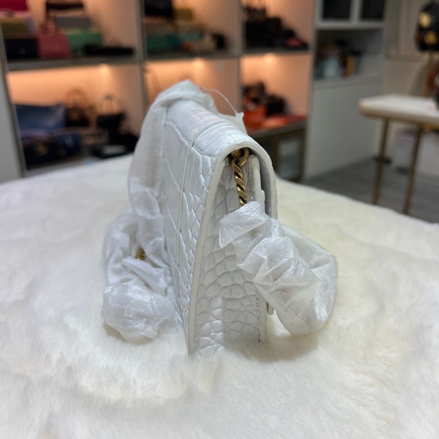 balenciaga hourglass mini bag 鱷魚壓紋迷你沙漏包 O441-3