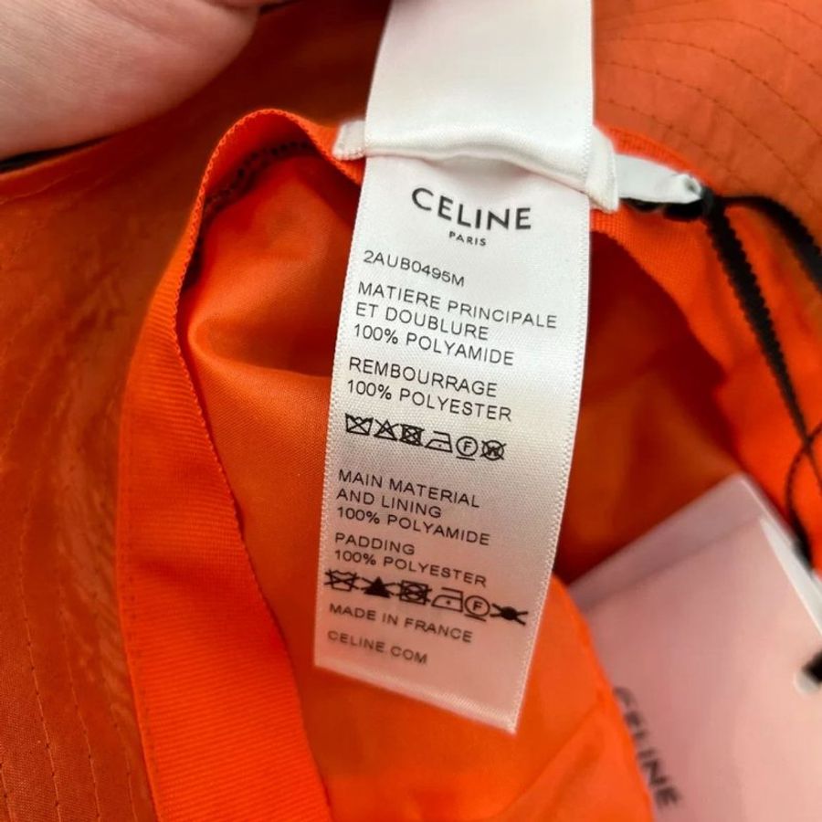 CELINE 黑色字母漁夫帽 L號 全新-3