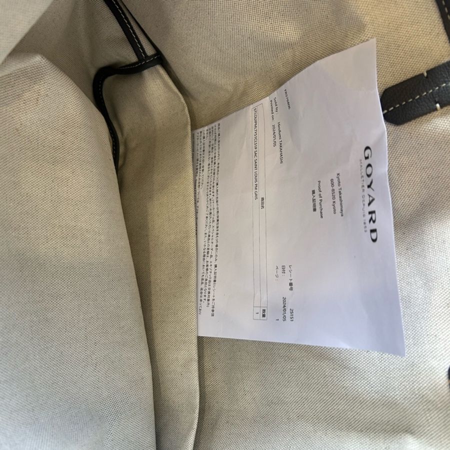💖Goyard St. Louis經典托特包 灰色 PM 💖 🔴全新！全新！全新🔴-15