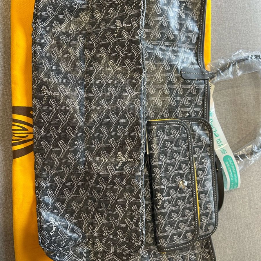 💖Goyard St. Louis經典托特包 灰色 PM 💖 🔴全新！全新！全新🔴-14