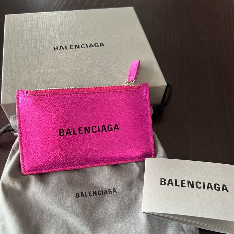 Balenciaga 皮革卡夾-5