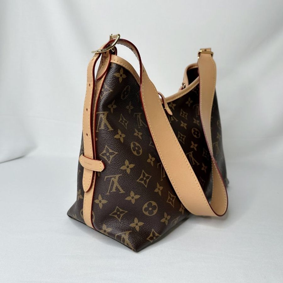 LV CarryAll PM老花肩背包-5