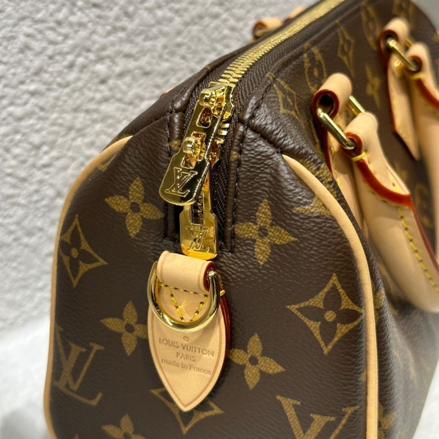 Lv speedy 粉橙背帶-1