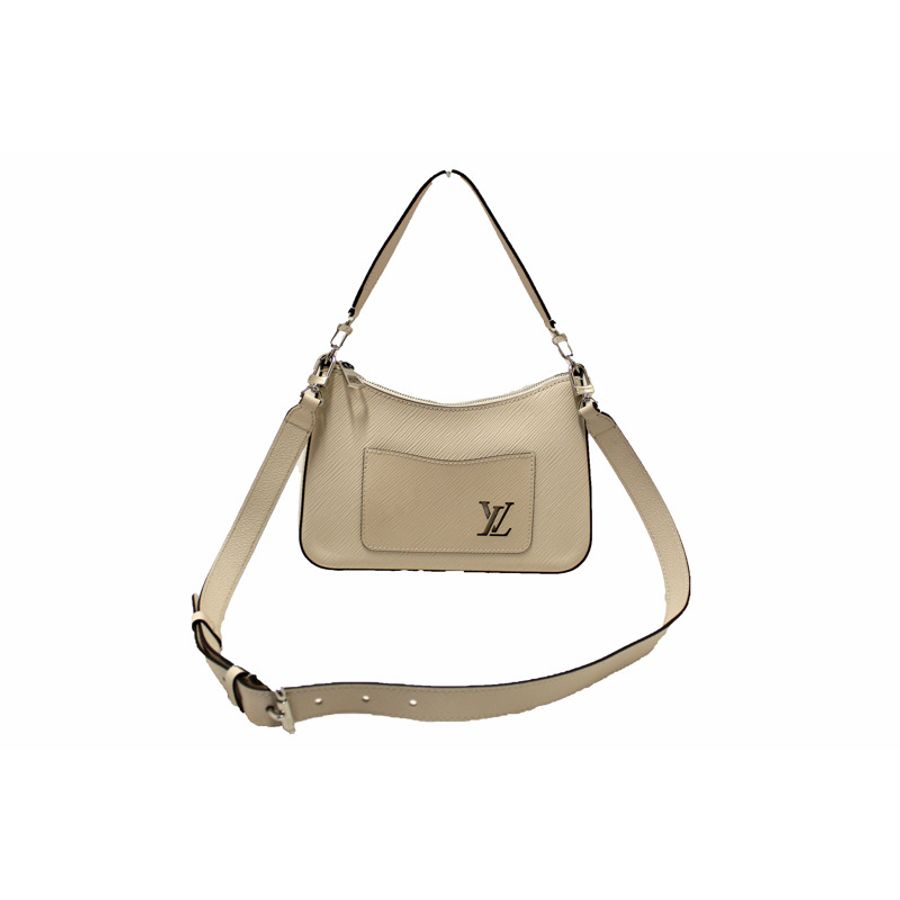 Louis Vuitton White Epi Leather Marelle Shoulder/Messenger Bag-1
