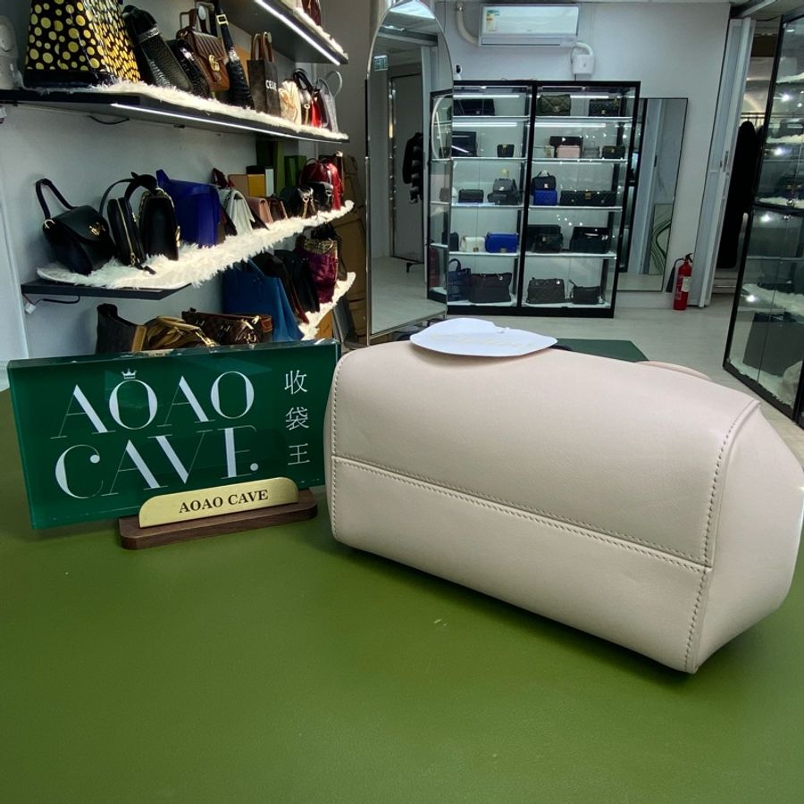 閑置品 Chloe 復古 Frame bag 淺粉紅 裸粉色 手提包 斜孭單肩-4
