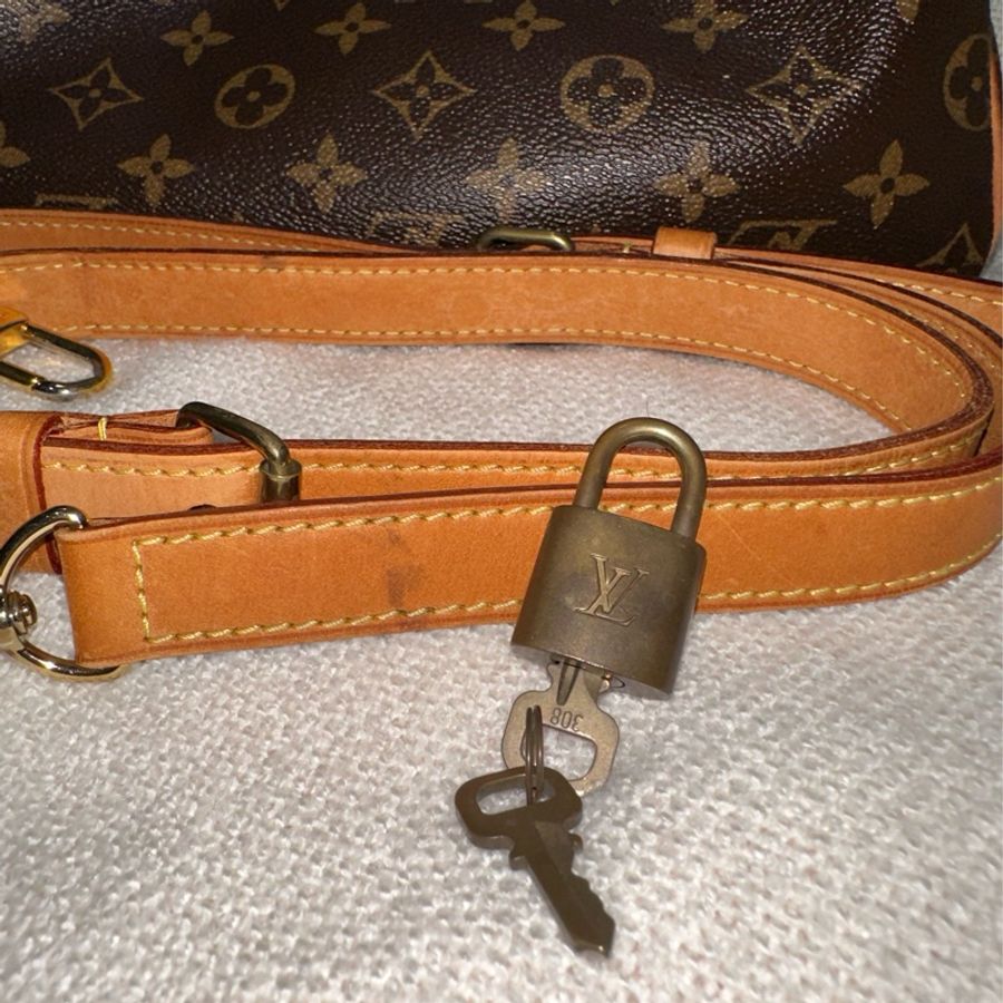 LV Speedy 25 波士頓 經典老花(可議)-7