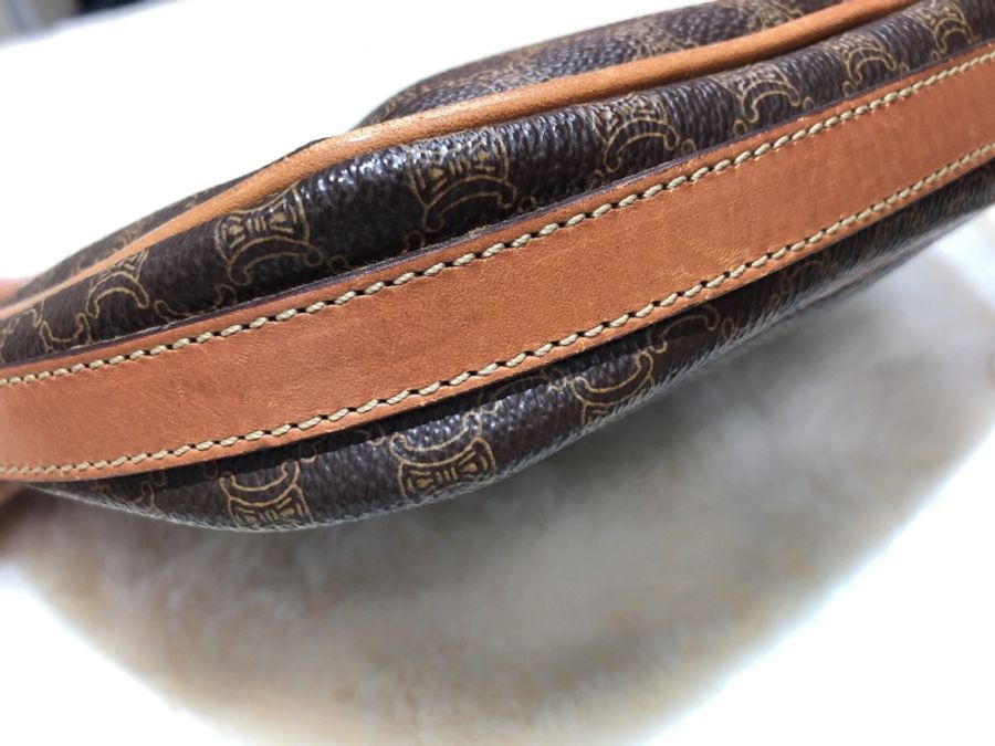 CELINE CROSSBODY BAG 中古老花梯形斜孭包 O389-6