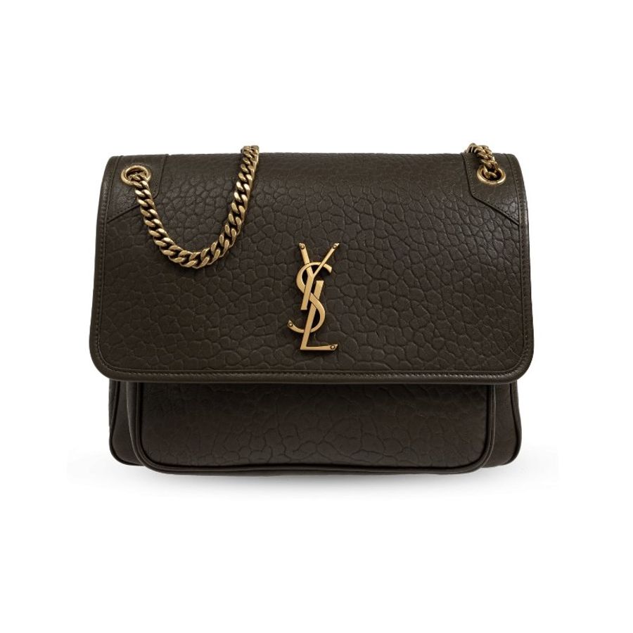 Saint Laurent YSL 803777 大款粒面小羊皮 Niki 包 麝香綠《當季專櫃正售★全新商品 》-3